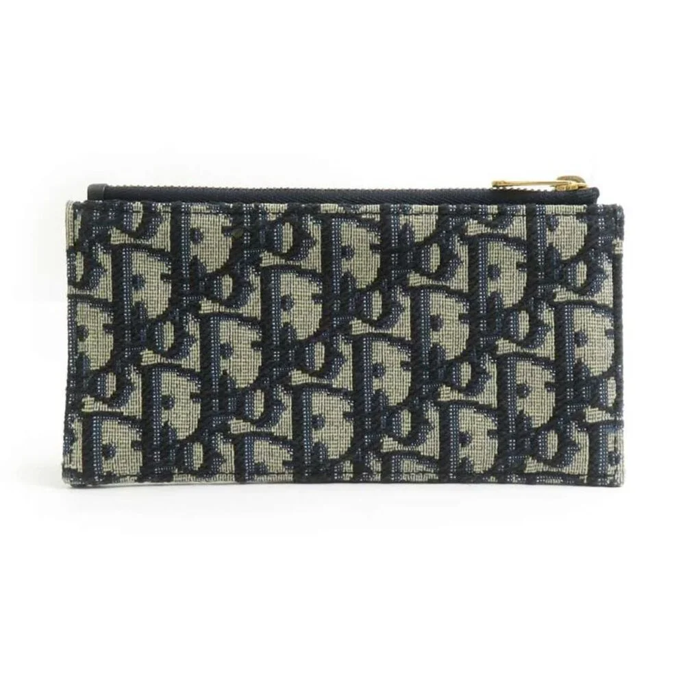 Dior Chain Wallet Oak Oblique